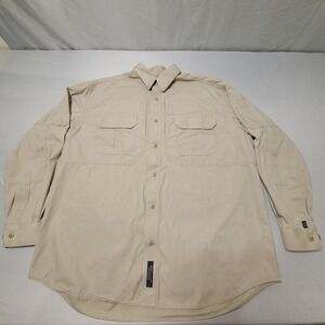 5.11 Tactical Shirt Mens XL Long Sleeve Pockets Outdoorsmen Vented